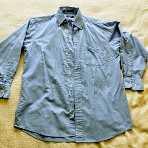 Izod men's Oxford button collar dress shirt medium